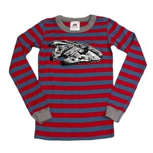 Hanna Andersson Disney Star Wars Stripe Long John Pajamas PJ Top 130